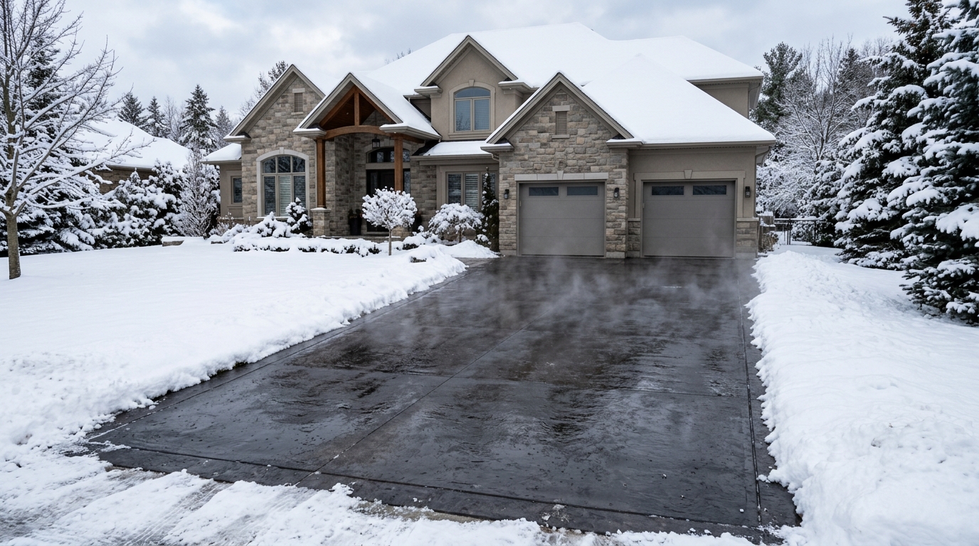 Tired of Shoveling? A Guide to Hydronic Snow Melt Systems in the GTA